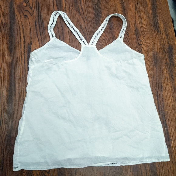 Banana Republic sz S white top - Picture 4 of 7
